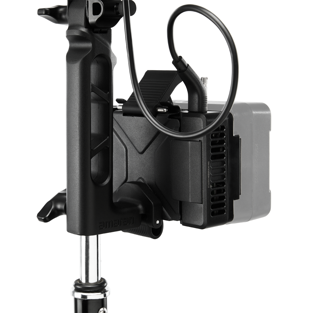 V-Mount Plate for amaran Ace Lock to Baby Pin Adapter Grip
